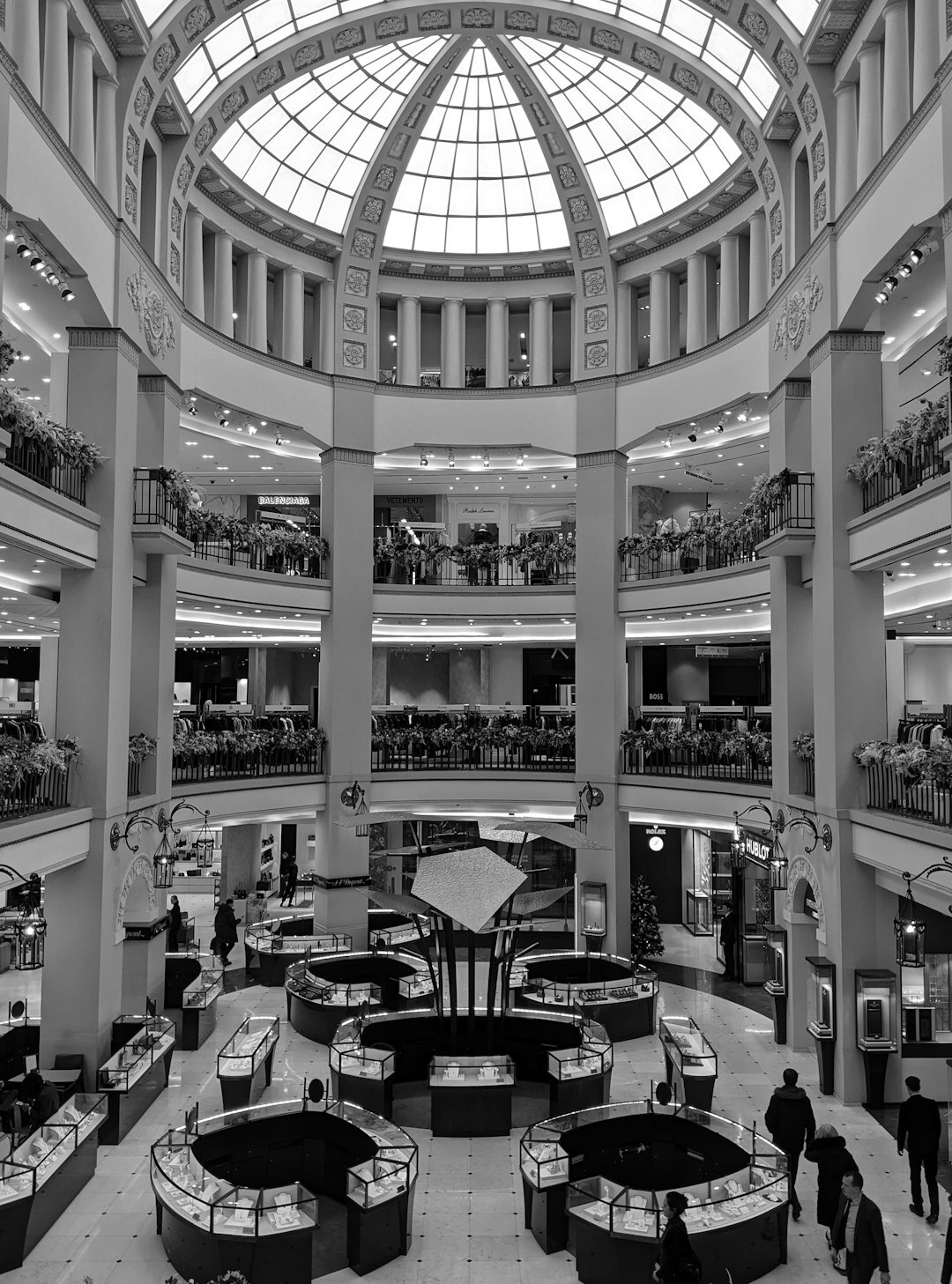 luxury fashion store interior